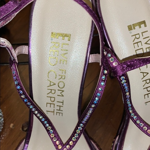 Brand-New E Live From The Red Carpet Berry Heels - Picture 4 of 7